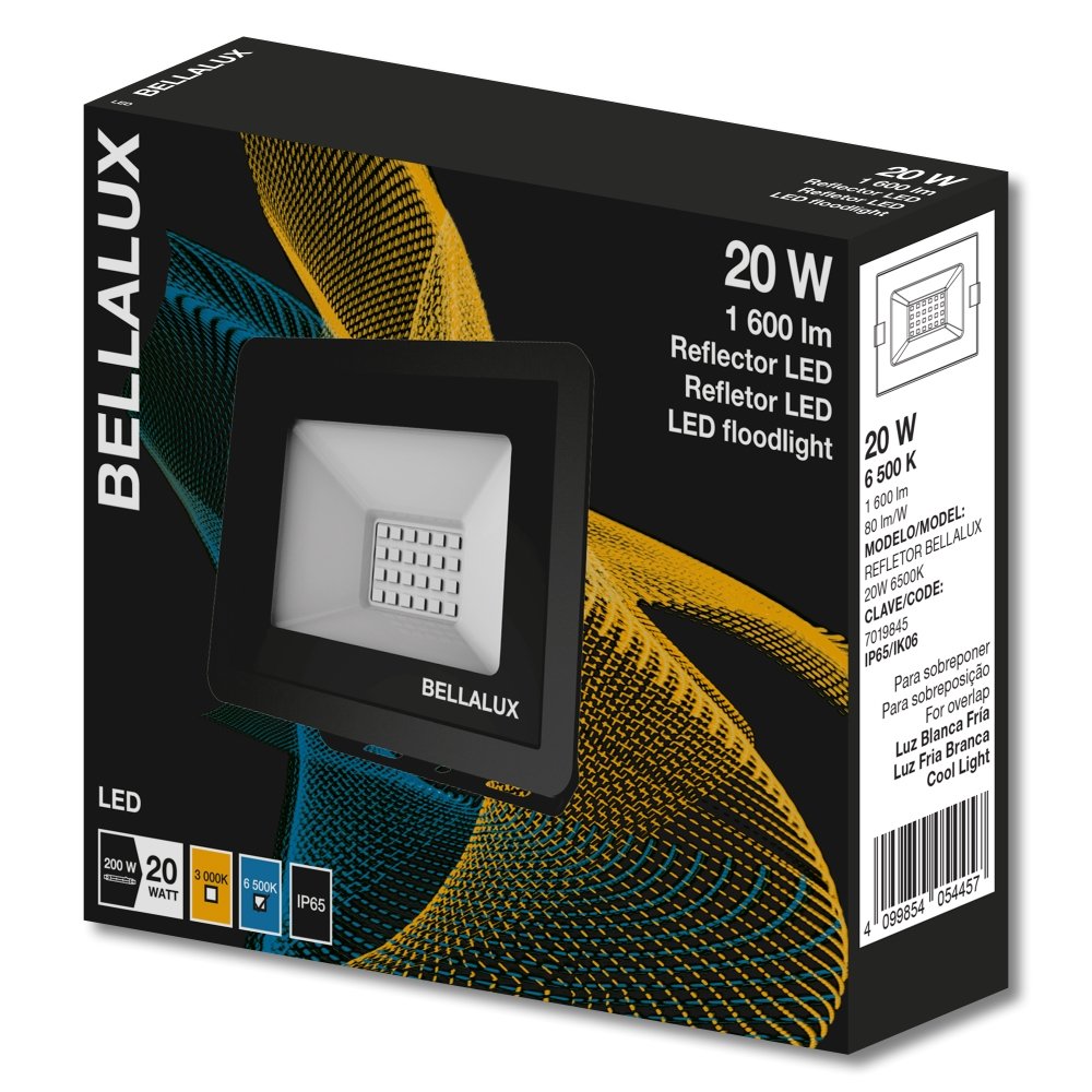 embalagem 20w 3000k