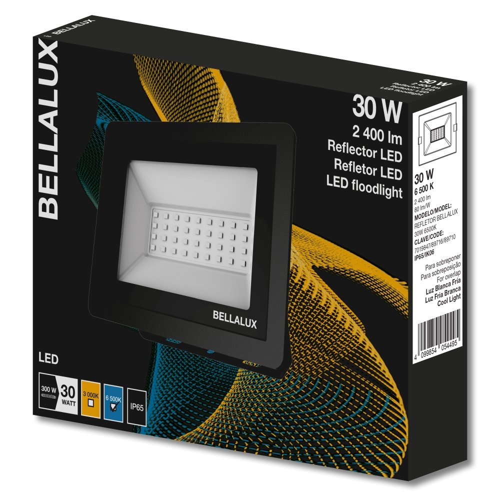 7redimencionada  aa9710 AC458120055 REFLETOR BELLALUX30W 6500K 4099854054495 SPACIAL