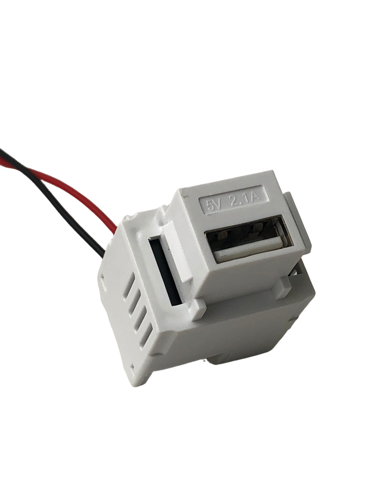 conector usb charger 5v 2 branco padrao keystone qtmovpng
