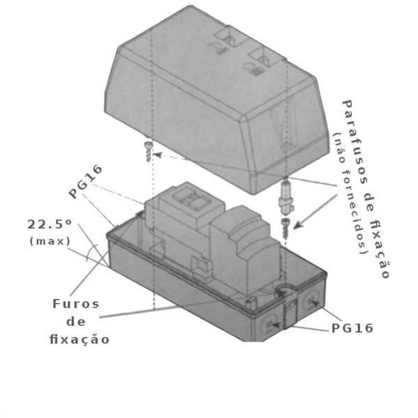Chave de Partida Magnética LE1E Schneider 220V - LE1E7.5CV220M7- 7
